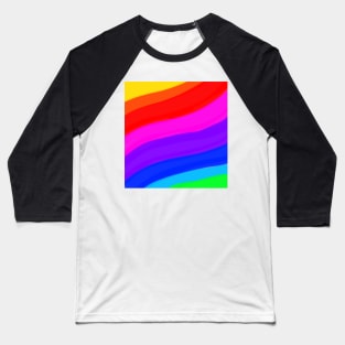 Colorful stripes pride month art Baseball T-Shirt